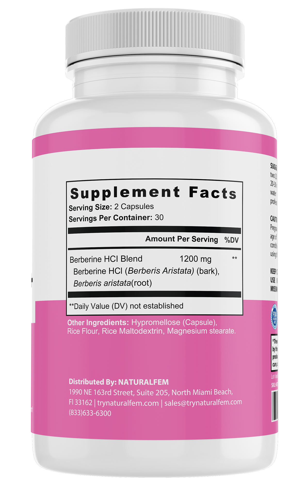 Pure Berberine Plus 1200mg